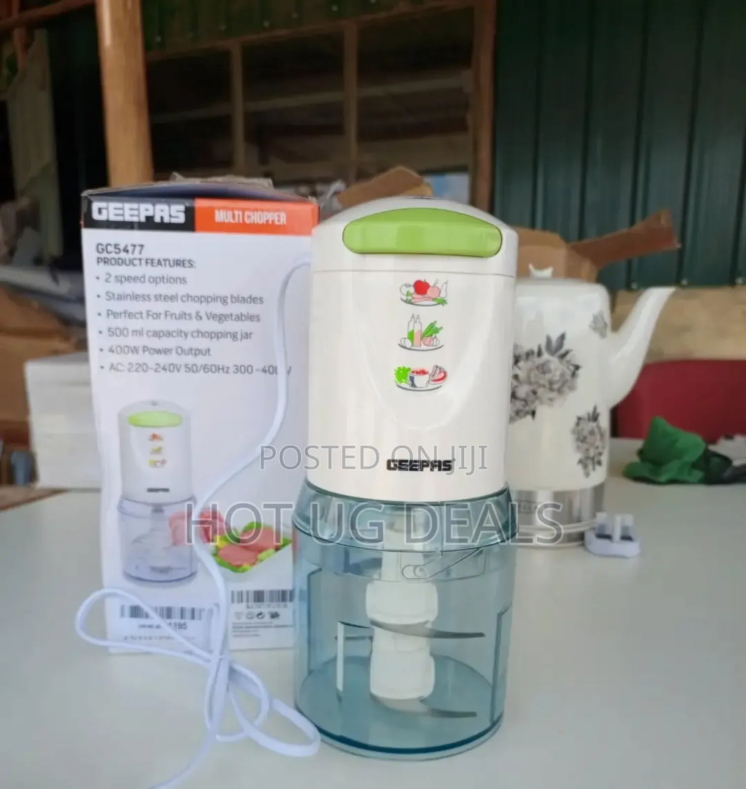 Geepas 400w Multi Food Chopper Mini Food Processor|