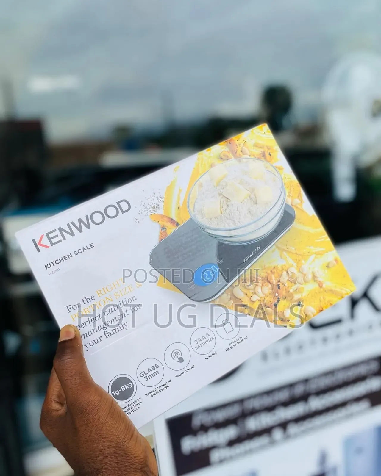 Kenwood Digital Kitchen Scale White1g-8kg