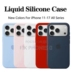 Original Official Silicone Cases for iPhone 17 16 15 14 13 Pro Max,