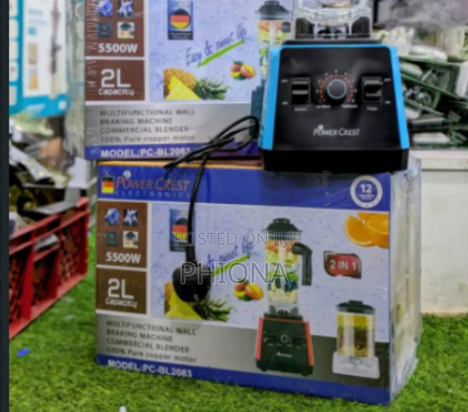 Power Crest Commercial Blender 2ltrs