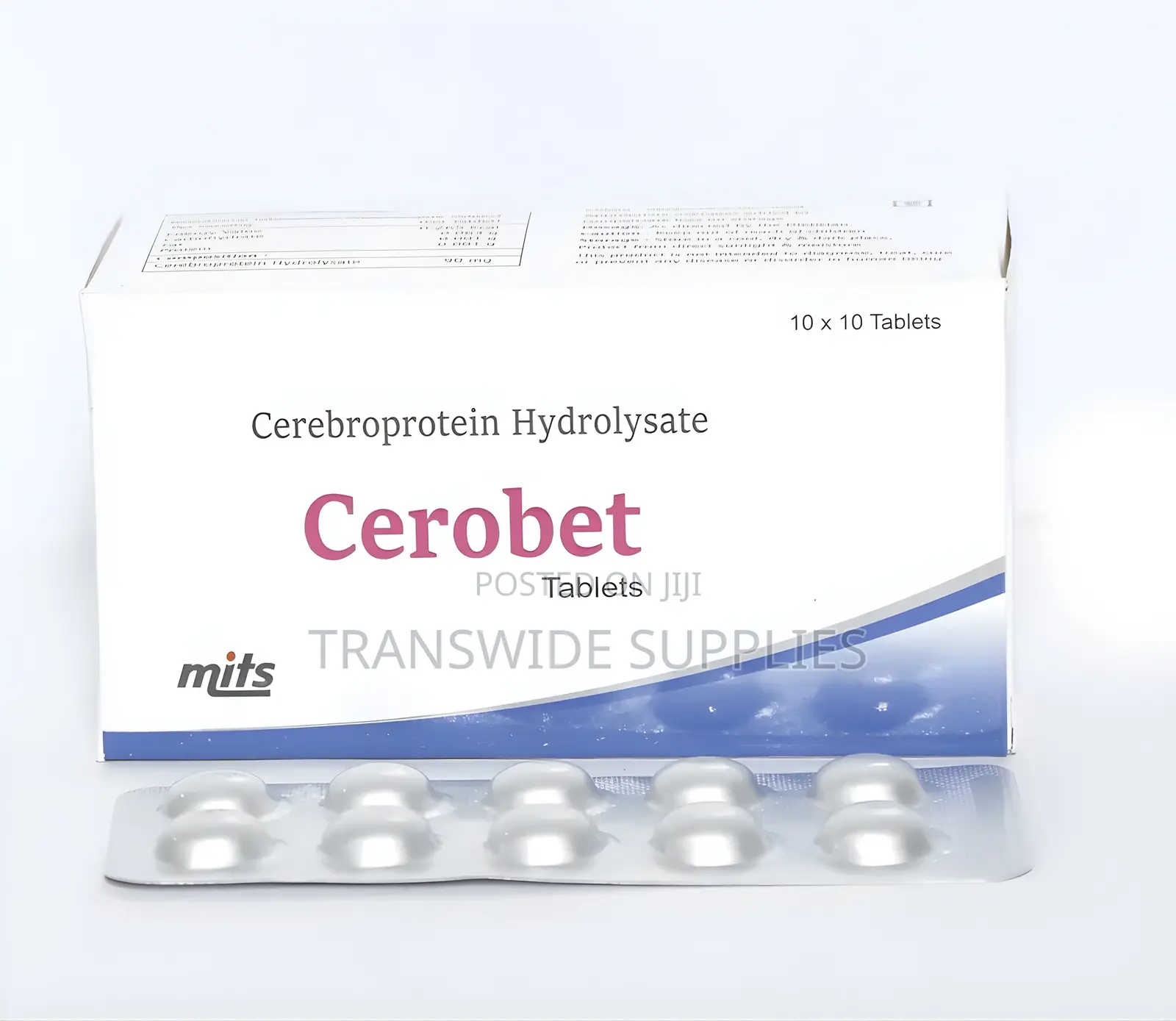 Cerobet Cerebroprotein Hydrolysate Tabs - For Great Memory, Attention
