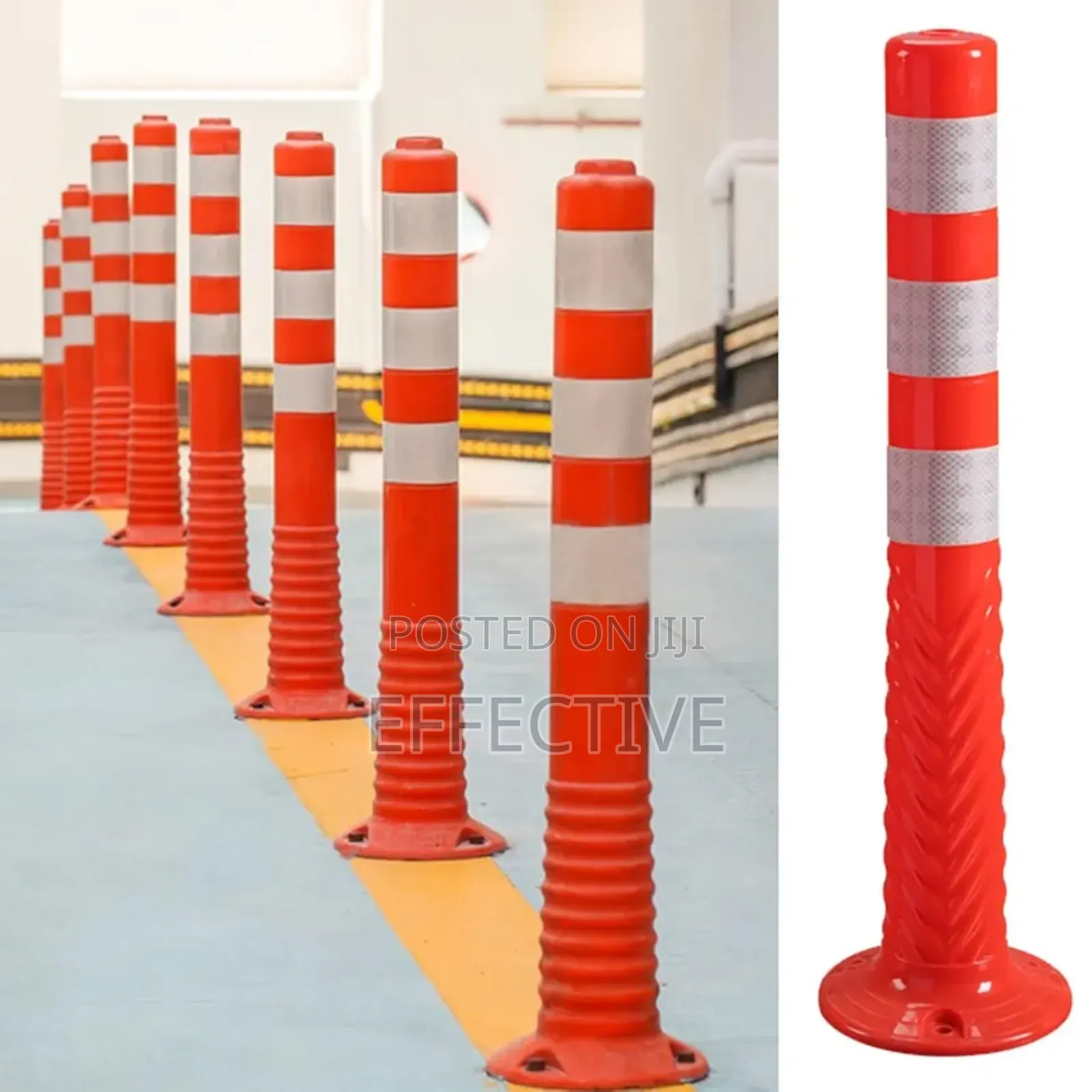 Flexible Parking Safety Bollard Plastic