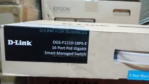 D-Link 16 Port Poe Gigabit Switch Smart Managed