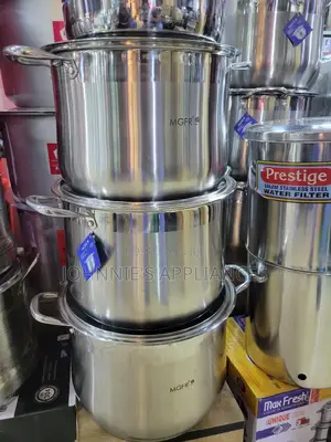 MGFR Stainless Steel Both Cooking and Serving Pots