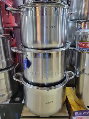 MGFR Stainless Steel Both Cooking and Serving Pots