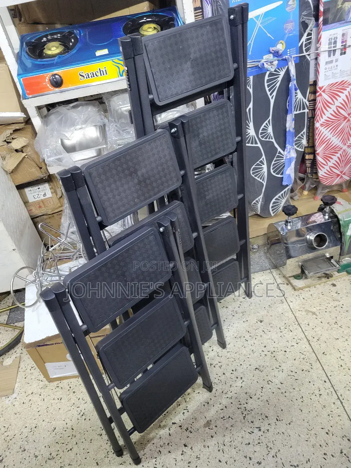 Black Ladders in 3,4,5 Steps
