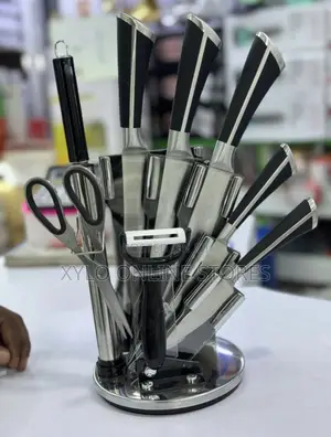 Kitchen Knife Set With a Stand