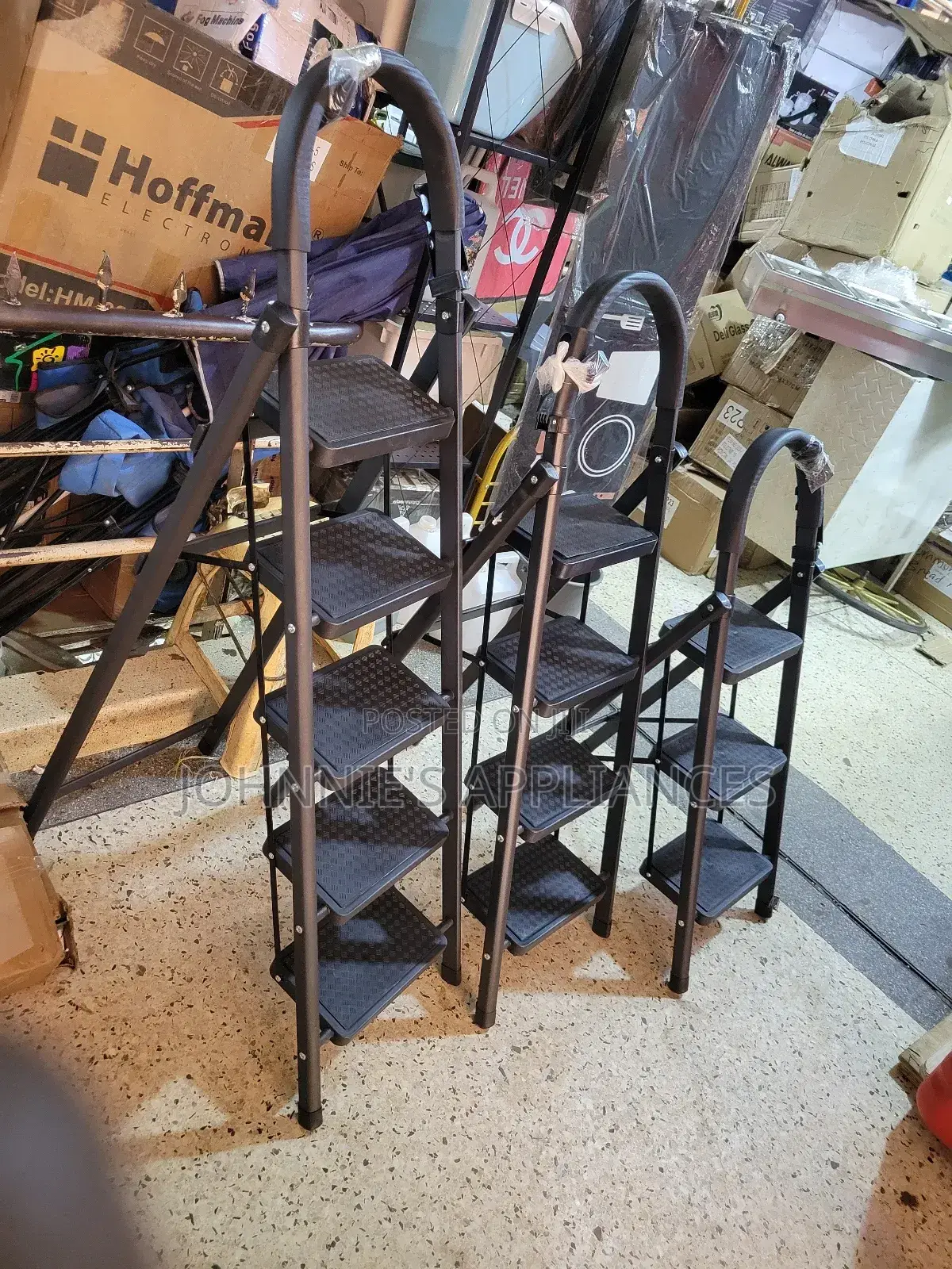 Black Ladders Heavy Duty 3,4,5 Steps