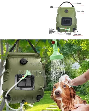 Camping Shower, 20l Outdoor Hot Water Shower Bag