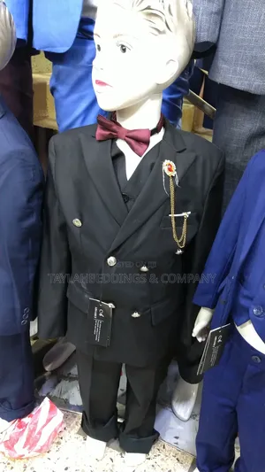 Boys Suits Toddler Tuxedo Double Breasted Formal Suit