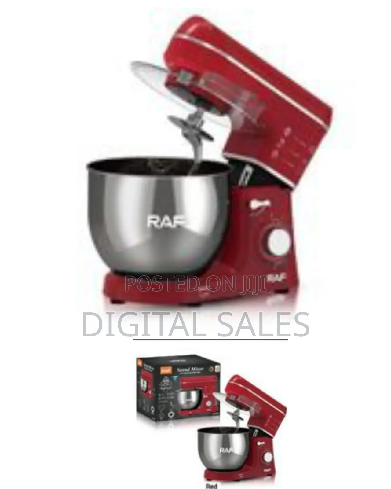 DSP 1200w 5.5l Stand Mixer 6 Speed Adjustment Lifting Design Stainless