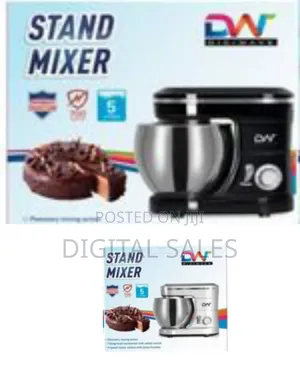Digiwave 5l Stand Mixer 6 Speed Adjustment Lifting Design Stainless