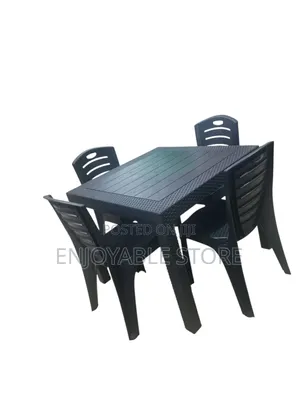 Generic Plastic Table and Chairs Plastic Table and Chairs
