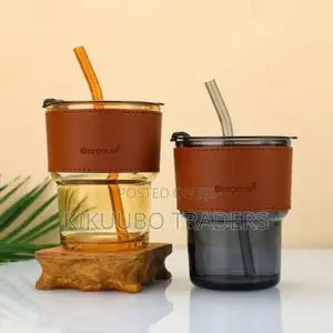 Glass Straw Cup
