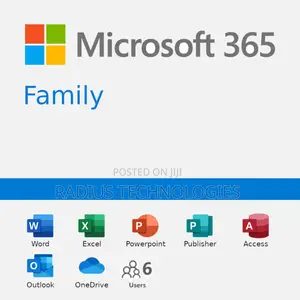 Microsoft 365 Family (6 Users – 1 Year)