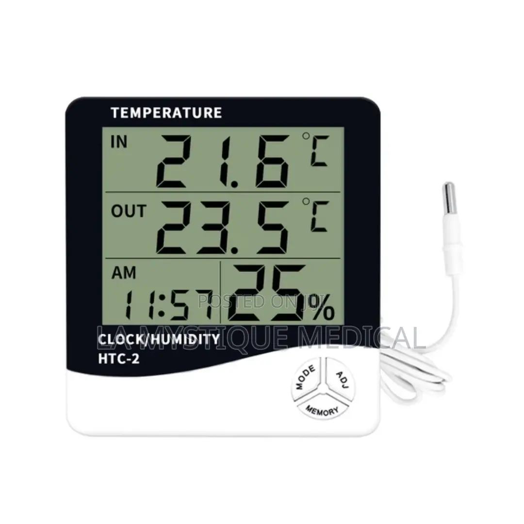 Portable Temp. Humidity Clock