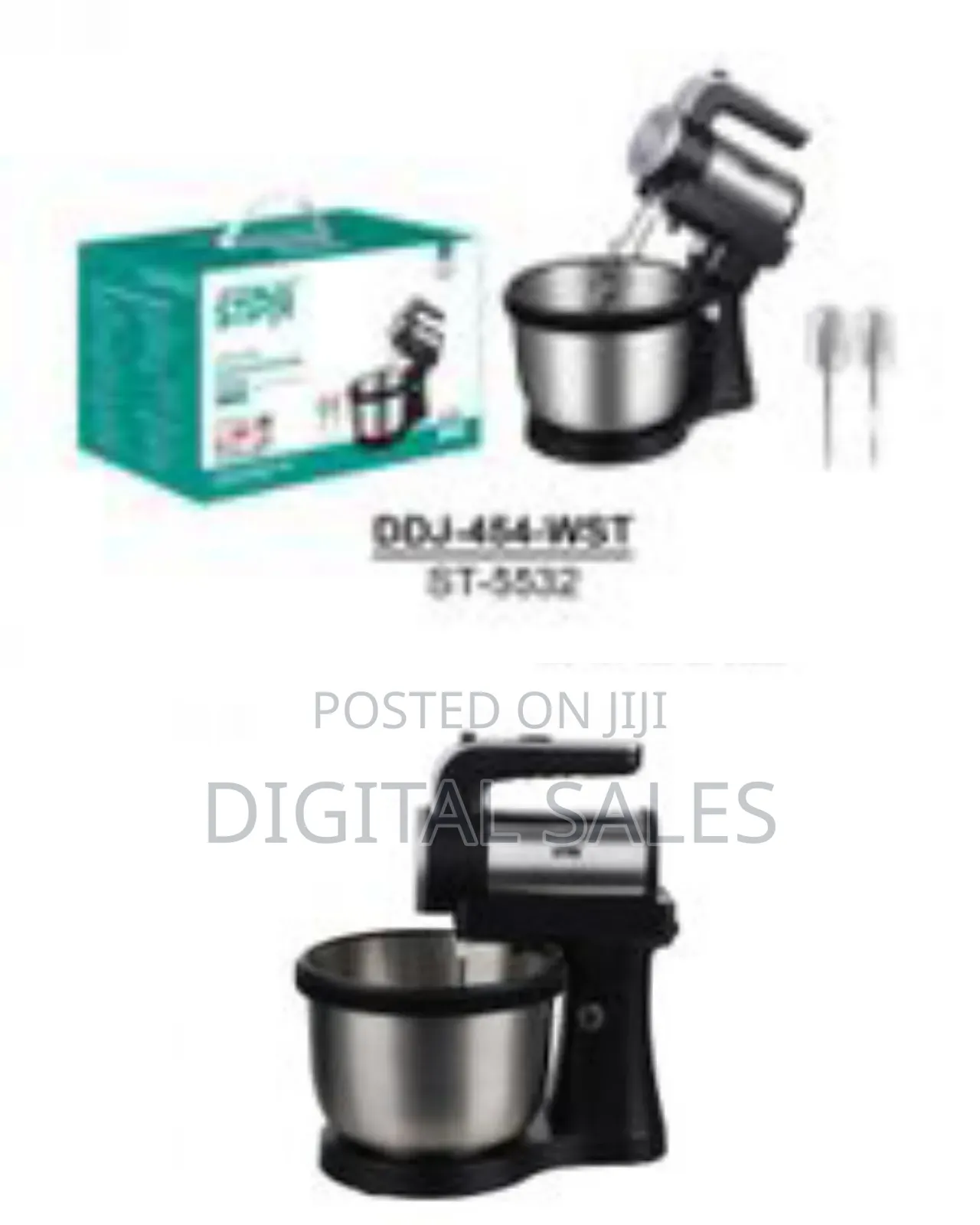 Sonifer 4.5l Knead Dough Stand Hand Mixer Egg Beater With Pure