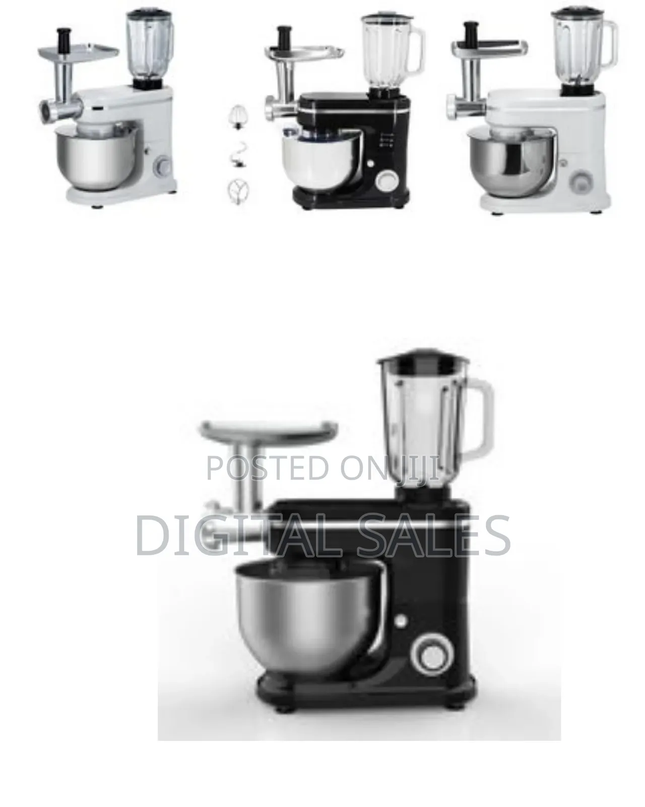 Hoffmans Multi-Functional 3 in 1 Meat Grinder Glass Blender Jar