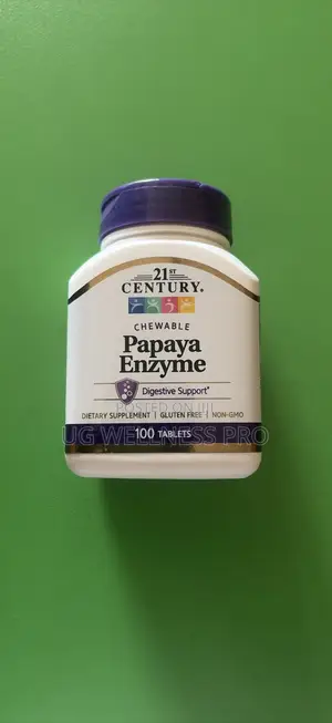 21st Century, Chewable Papaya Enzyme, 100 Tablets