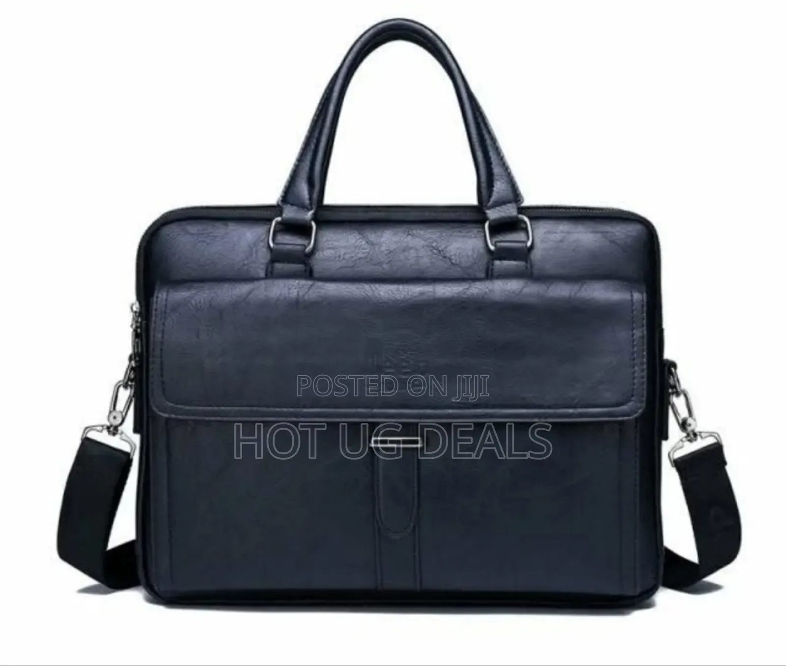 Men's Briefcase Document Bag - Black