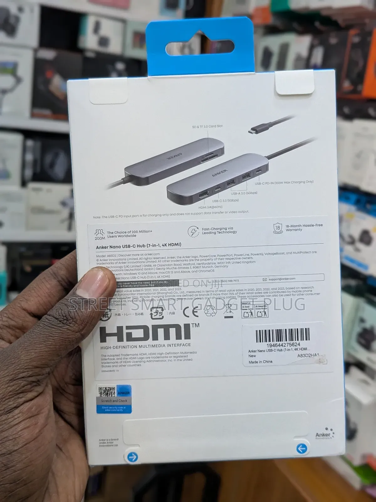 Anker Portable Multi Function Usb -Hub 7in1