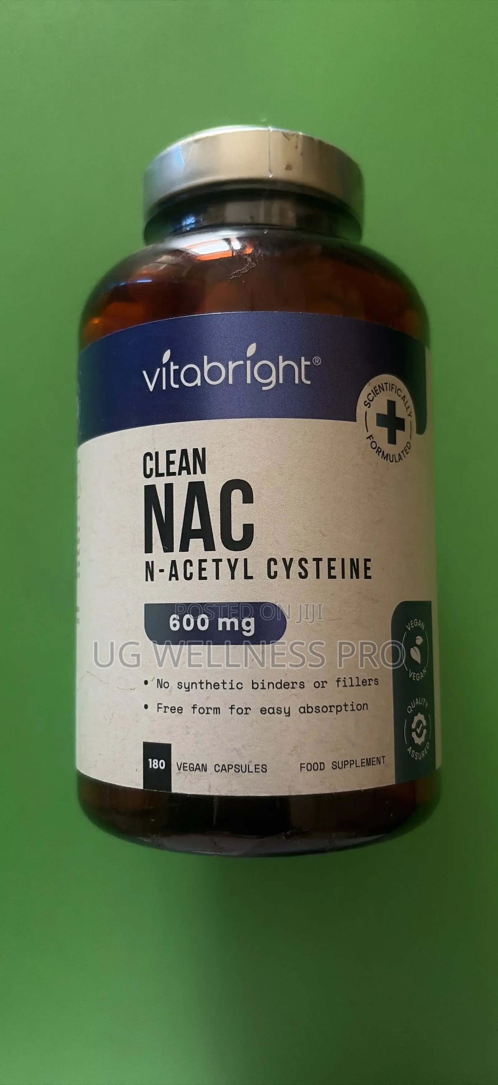 Vitabright Nac N Acetyl Cysteine 6 Month Supply
