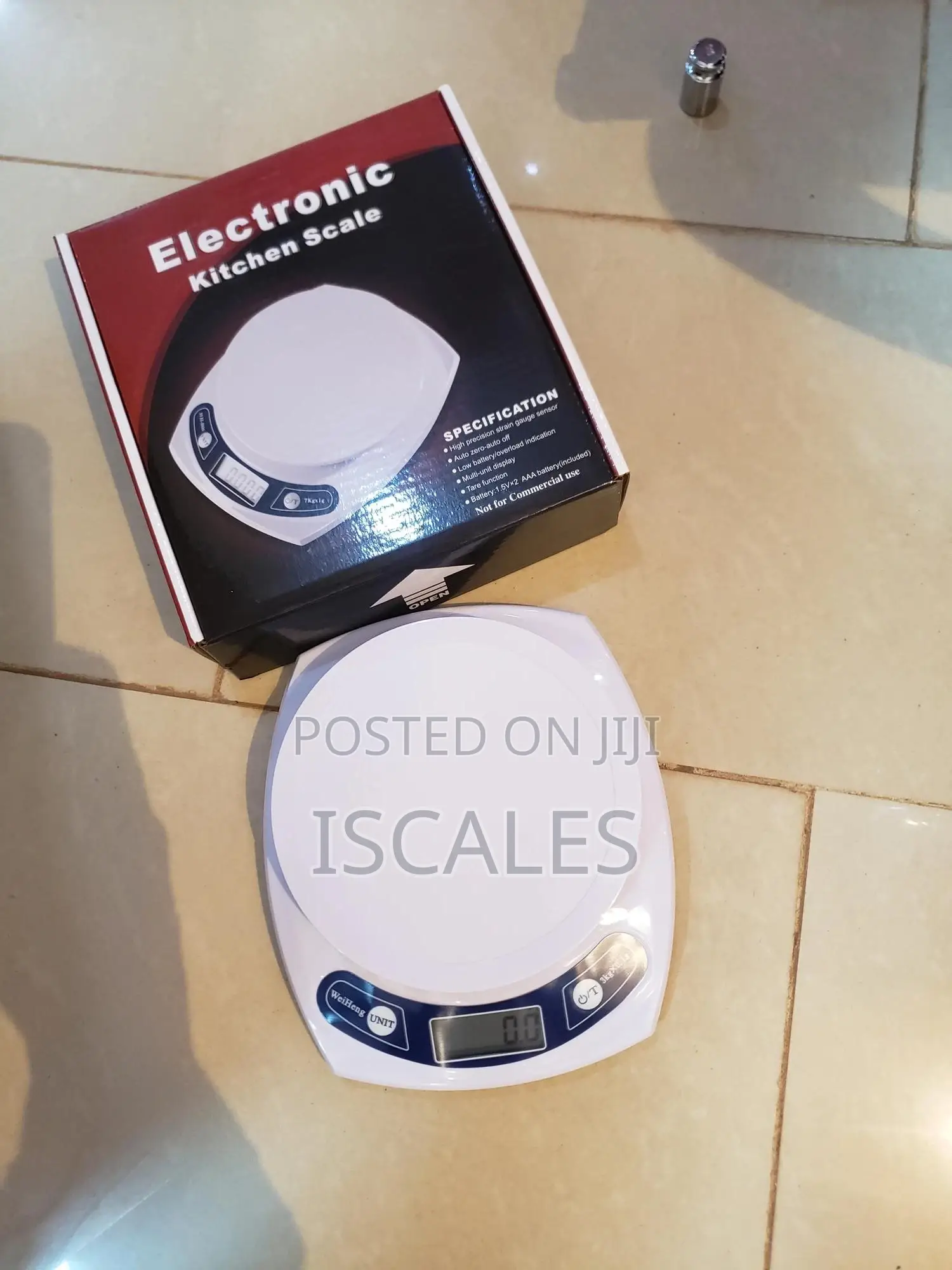 Kitchen Weighing Scale 10kg Lightweight Prep Kitchen Weighing Scale