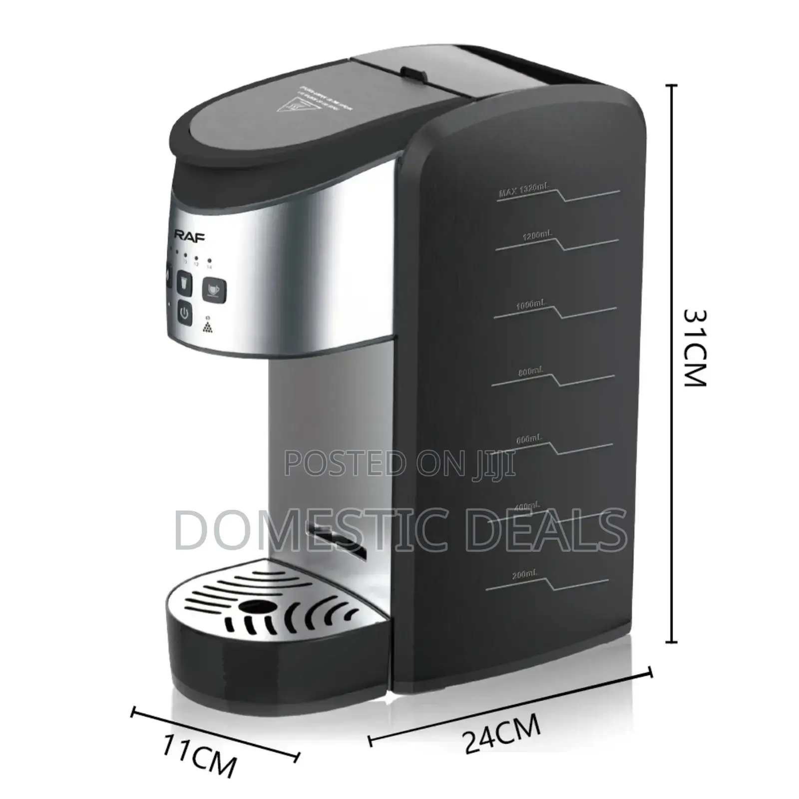 Raf 3in1 Electric Coffee Filter Maker Machine