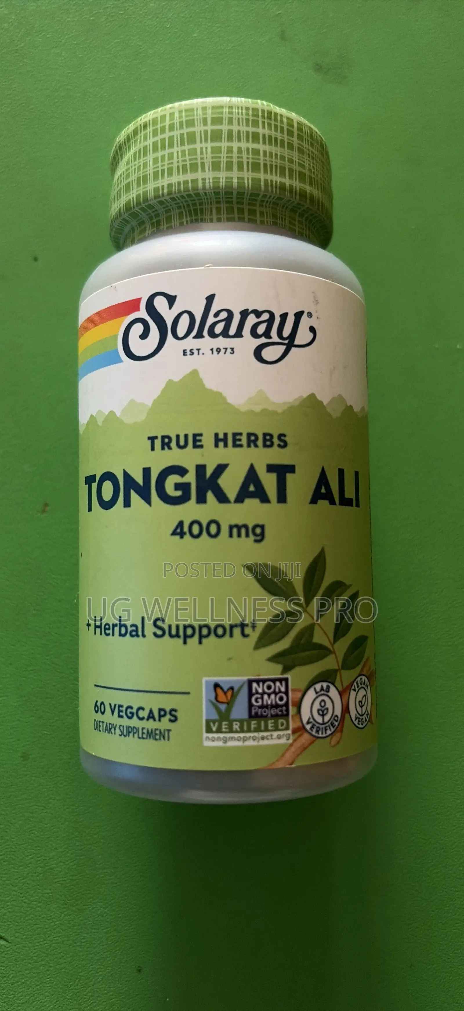 Solaray, Tongkat Ali, 400 Mg, 60 Vegcaps