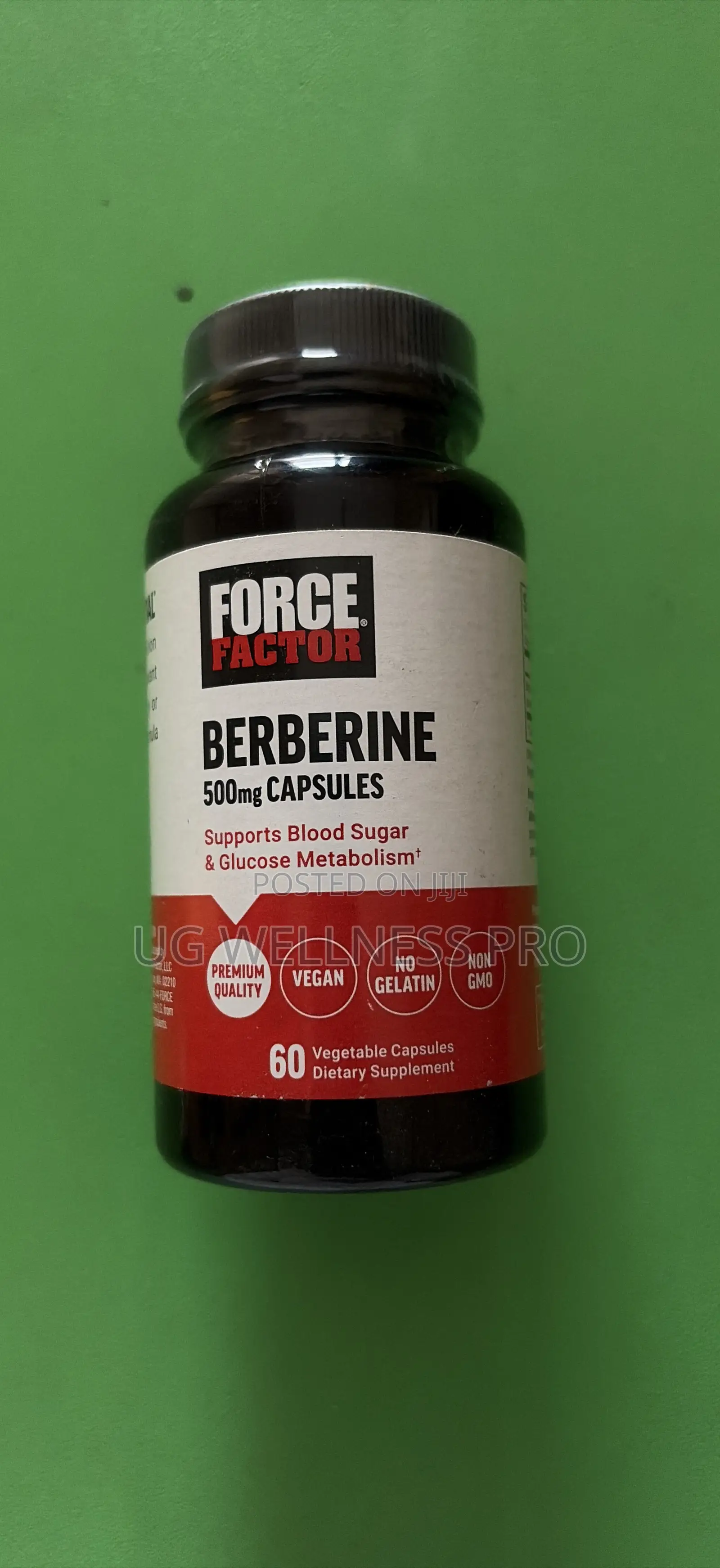 Force Factor, Berberine , 500 Mg , 60 Vegetable Capsules