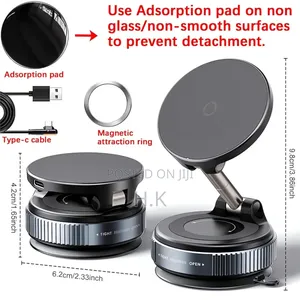 360° Adjustable Suction Cup Phone Mount for Car