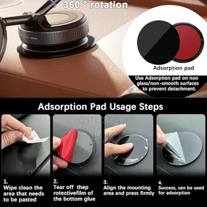 360° Adjustable Suction Cup Phone Mount for Car