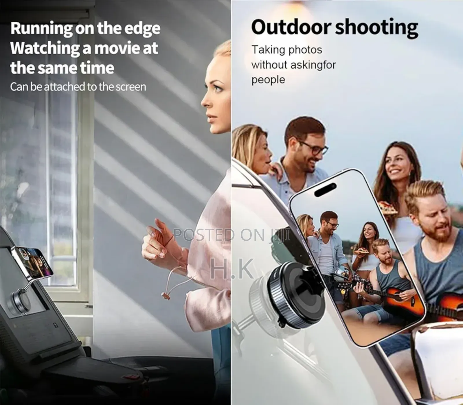360° Adjustable Suction Cup Phone Mount for Car