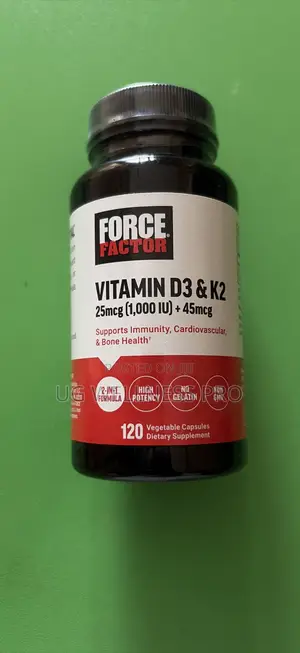 Force Factor, Vitamin D3 120 Vegetable Capsules