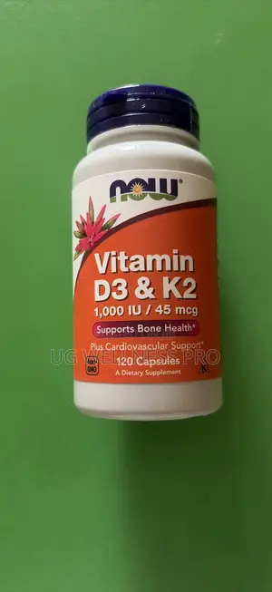 Now Foods, Vitamin D3 D-3 K-2, 120 Veg Capsules