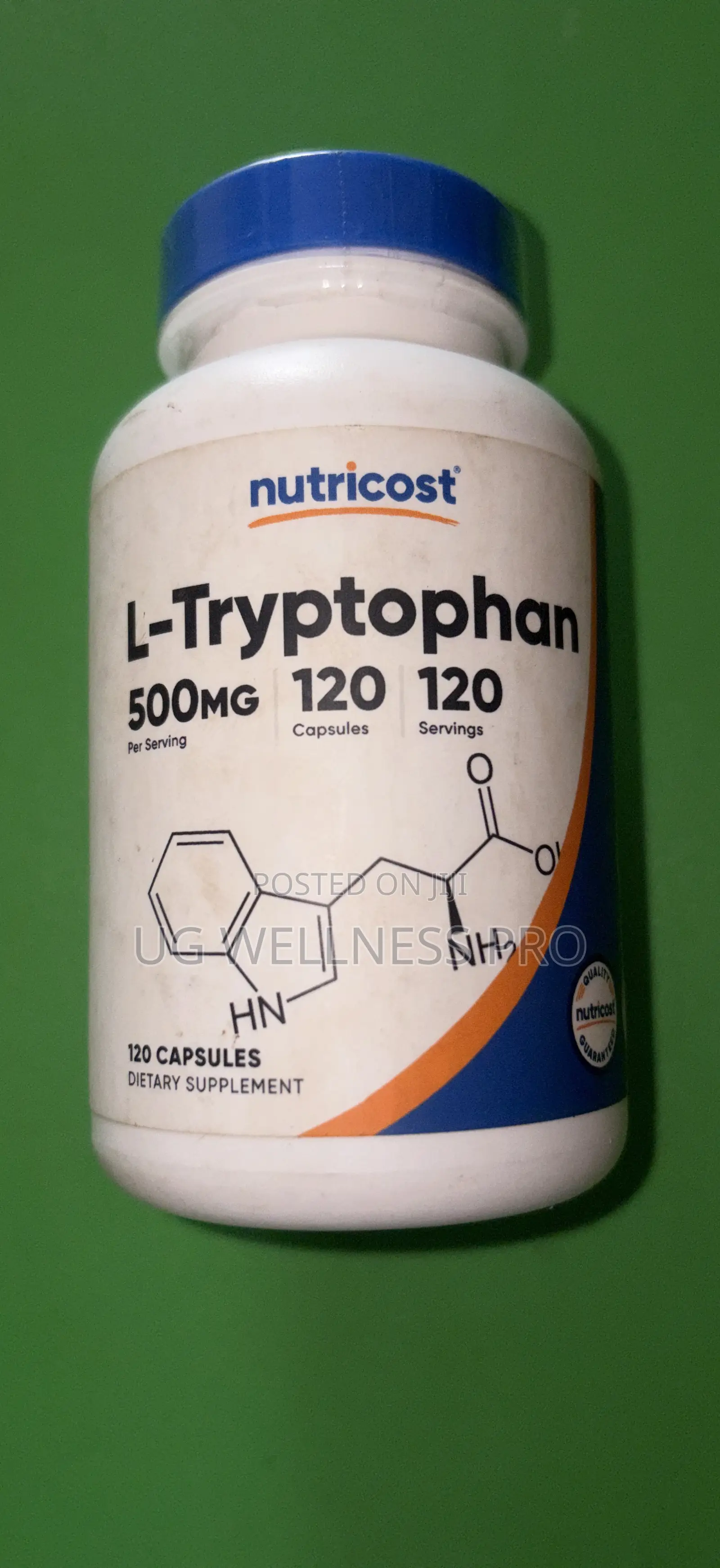 Nutricost, L-Tryptophan, 500 Mg, 120 Capsules