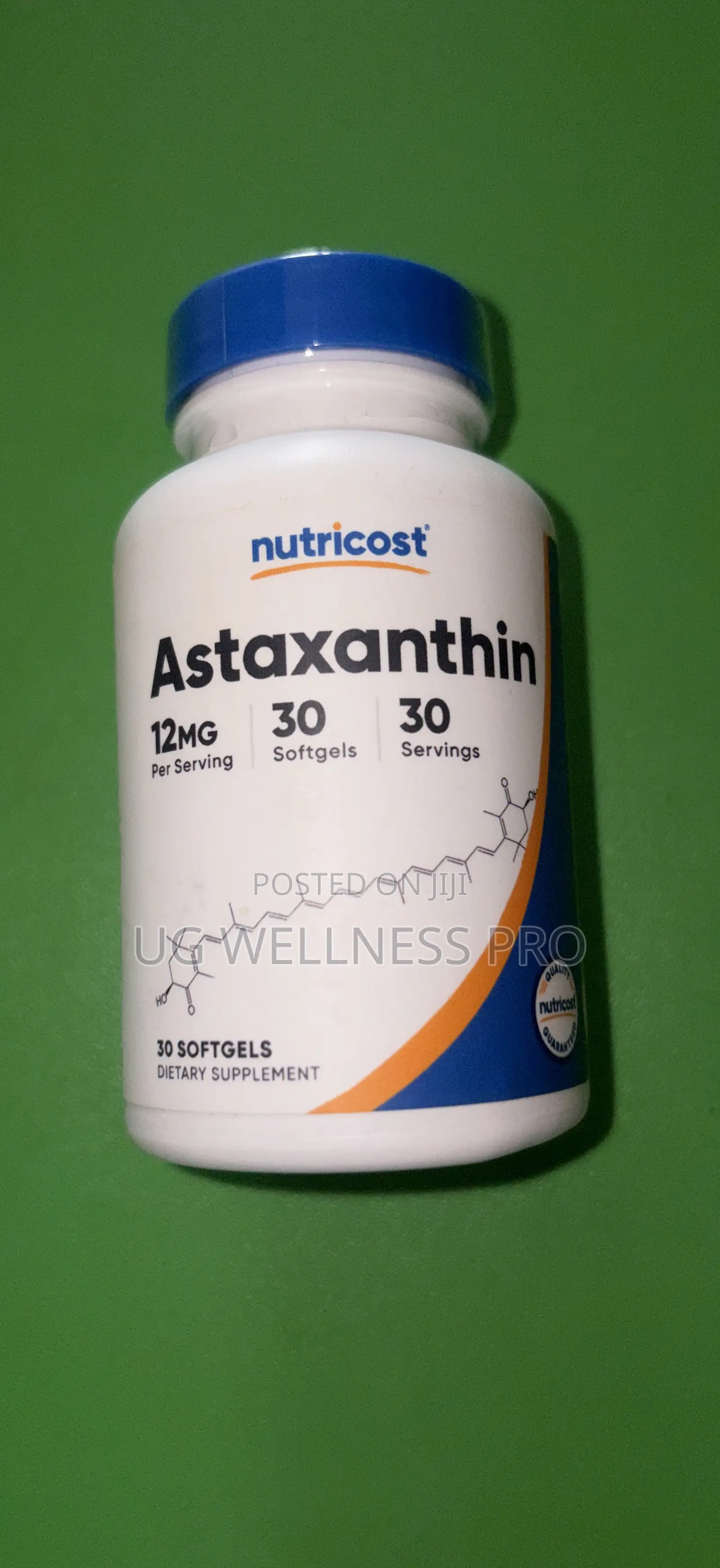 Nutricost, Astaxanthin, 12 Mg, 30 Softgels