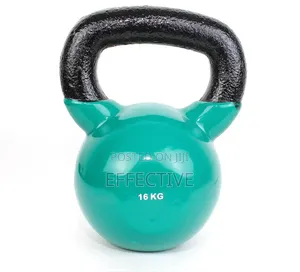 16kg Vinyl-Coated Kettlebell.