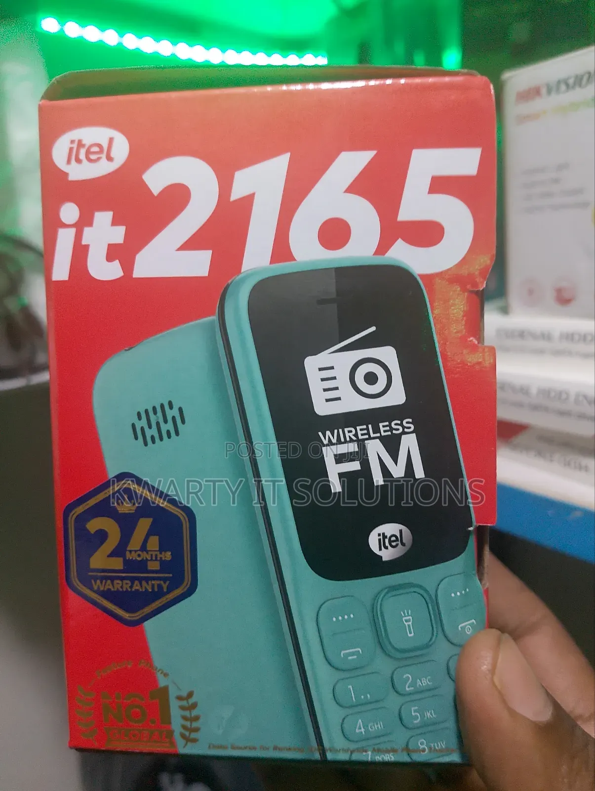New Itel it2165 Black