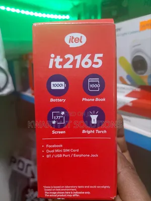 New Itel it2165 Black