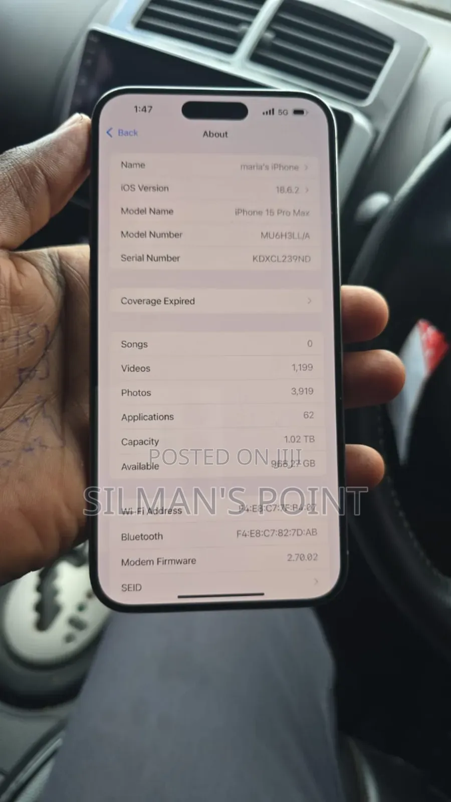 Apple iPhone 15 Pro Max 1 TB Gray