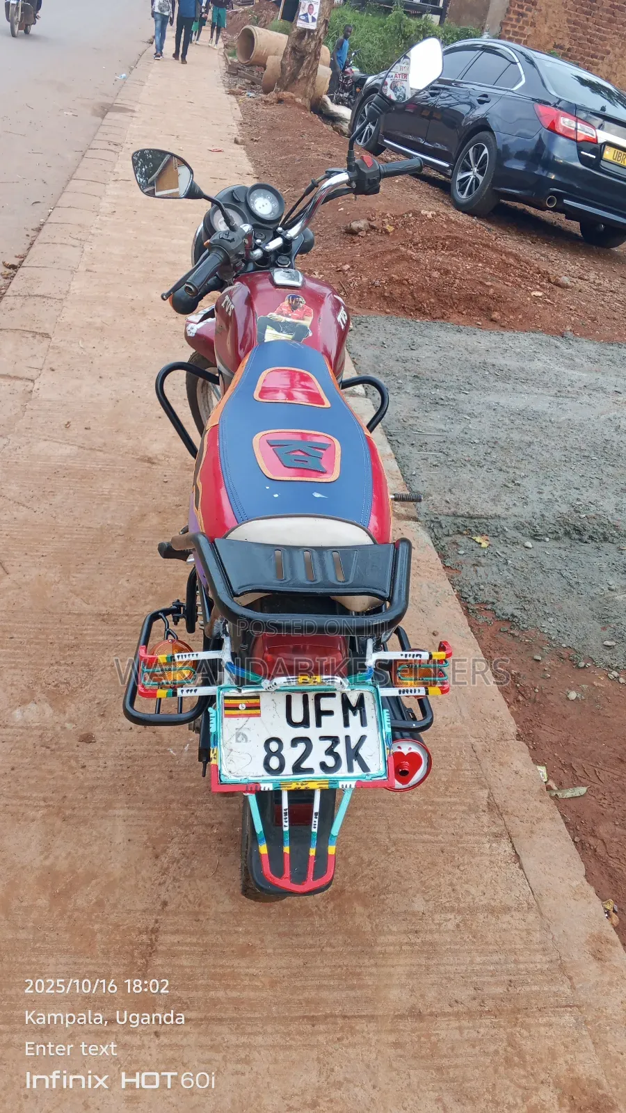 TVS HLX 125 2022 Red