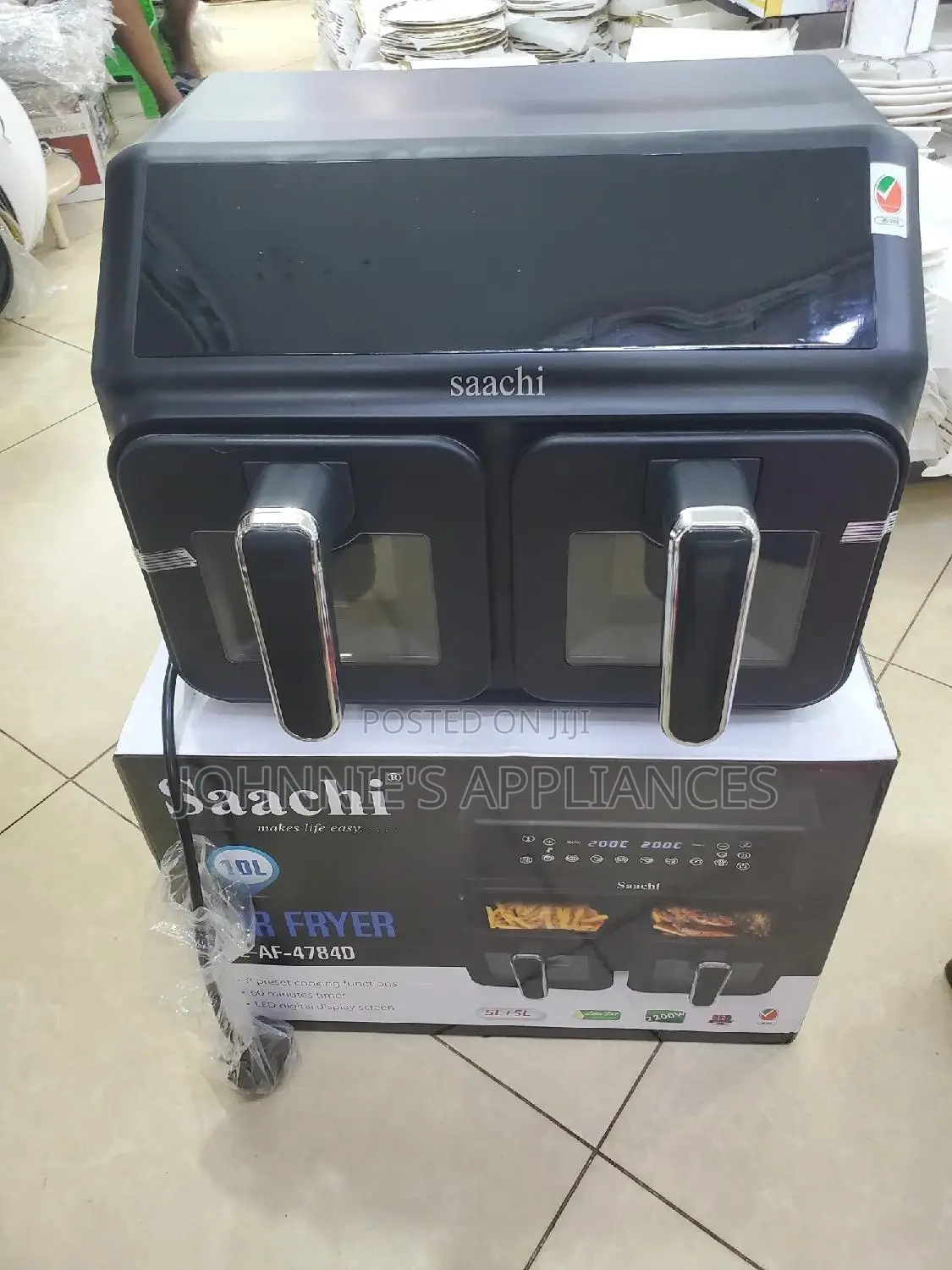 Multipurpose Double Airfryer 10l