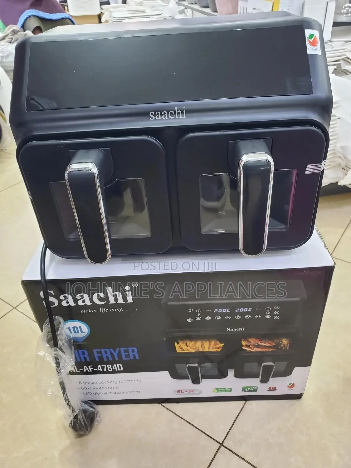 Multipurpose Double Airfryer 10l