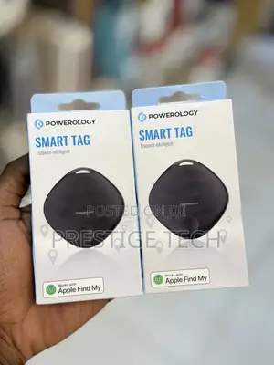 Powerology Smart Tag, Device Finder, Tracker, Works With Apple Find My