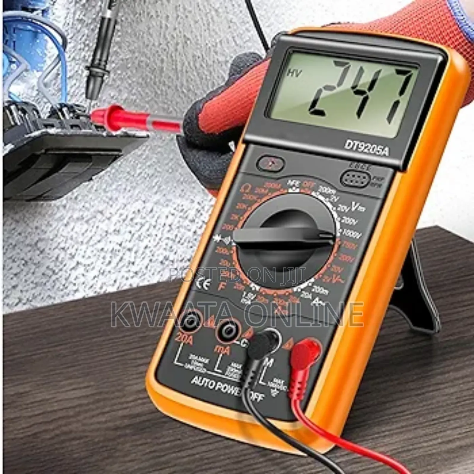 Dt9205a Multimeter-High Accuracy Multi Tester Short Circuit Detection