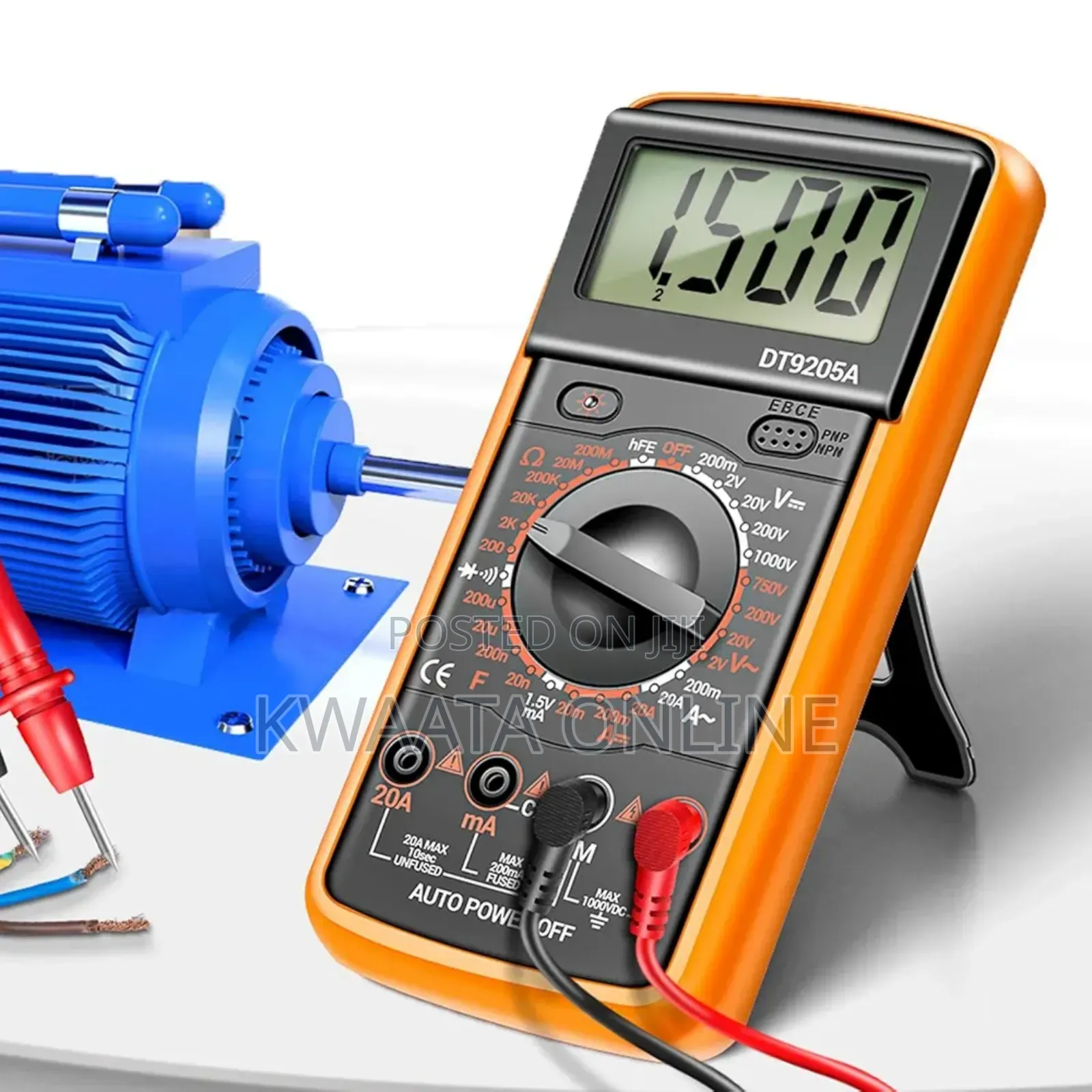 Dt9205a Multimeter-High Accuracy Multi Tester Short Circuit Detection