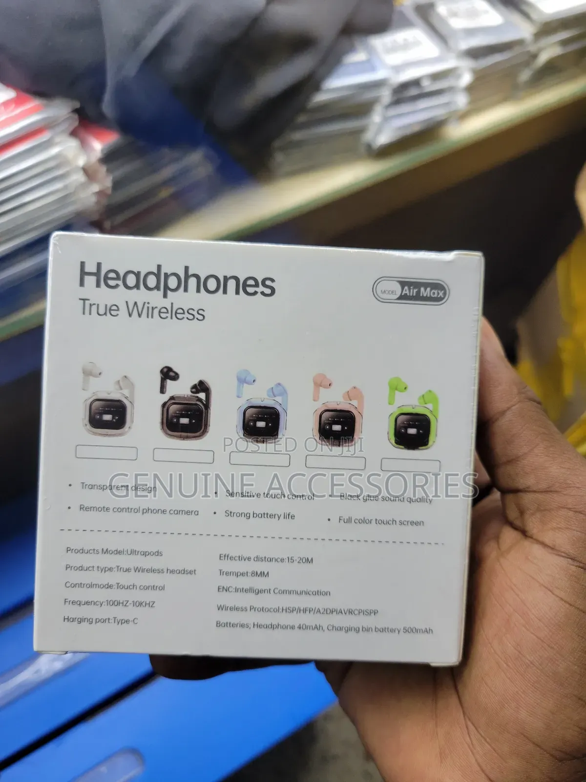 Wireless Stereo Bluetooth Earphones With Display