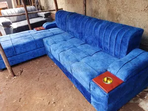 Blue L Sofa Set Read and Available for Sale Free Delivery