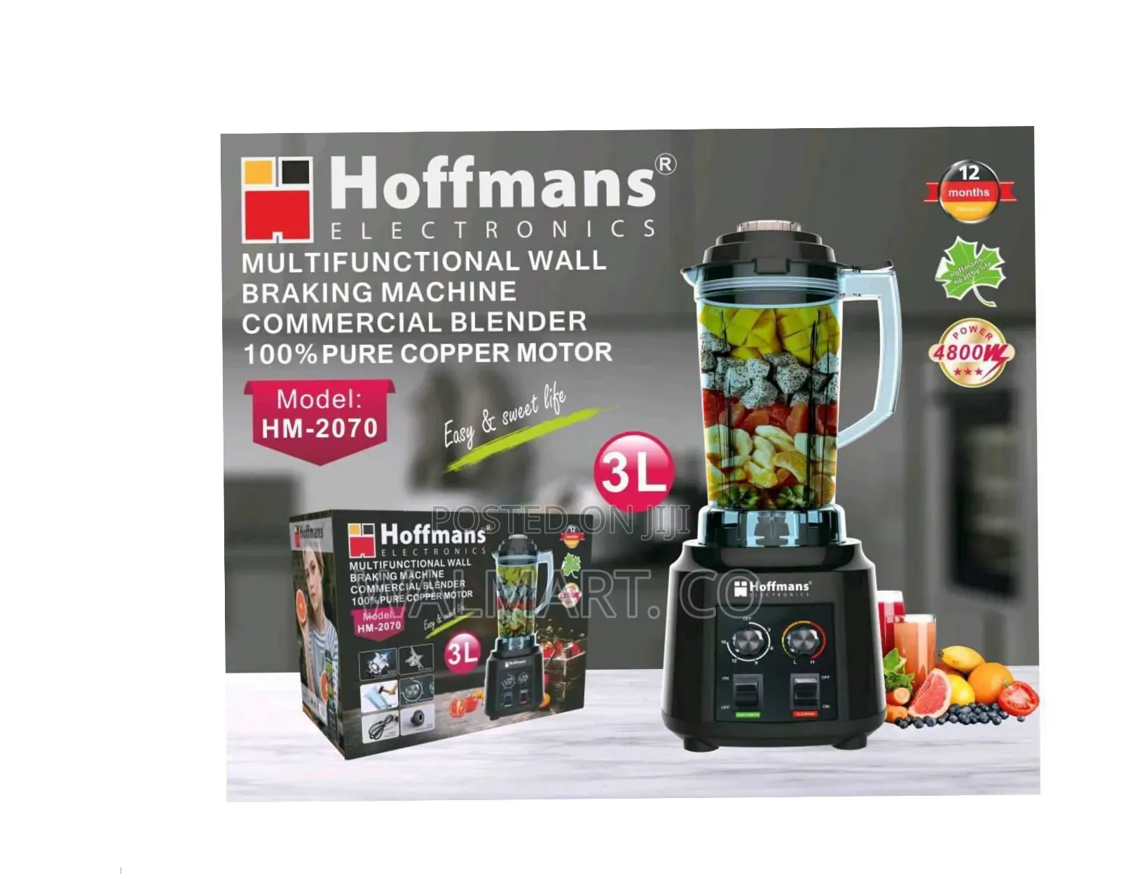 Hoffmans 3l Commercial Blender